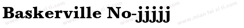Baskerville No字体转换